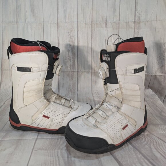 Ride Anthem Boa Coiler Men's 9 White Synthetic Mountaineering Snowboard Boot - Picture 8 of 10